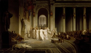 The Death of Caesar, 1859-1867. Creator: Jean-Leon Gerome.