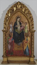 The Virgin and Child with Saints and Angels, 1370-1425. Creator: Lorenzo Monaco.