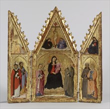 Madonna and Child Enthroned with Saints, c1380-1400. Creator: Master of Panzano.