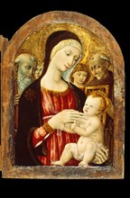 Madonna and Child with Saints and Angels, c1470. Creator: Matteo di Giovanni.