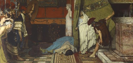 A Roman Emperor: 41 AD, 1871. Creator: Sir Lawrence Alma-Tadema.