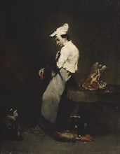 The Young Cook, 1855-1870. Creator: Theodule Ribot.