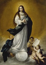 The Virgin of the Immaculate Conception, c1660. Creator: Workshop of Bartolome Esteben Murillo.