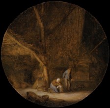 Interior with a Peasant Family, 1637. Creator: Adriaen van Ostade.