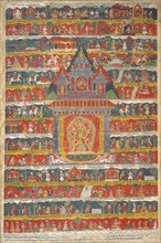 Legend of Vasudhara (Ashvaghosha Avadana), 1744. Creator: Anon.
