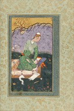 Self-Portrait of Mir Sayyid Ali, between 1555 and 1556. Creator: Mir Sayyid Ali.
