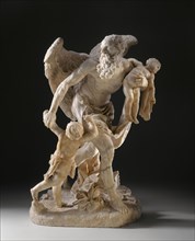 Cronus Carrying off Two Infants, c.1742. Creator: Lazar Widmann.