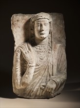 Funerary Bust from Palmyra, 3rd century. Creator: Unknown.