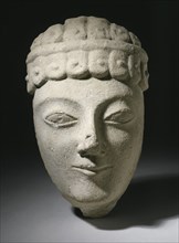 Sculpture of a Head, 700-475 B.C.. Creator: Unknown.