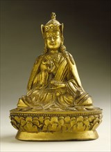 Padmasambhava (Guru Rinpoche, 8th century), 17th-18th century. Creator: Unknown.
