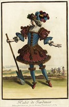 Recueil des modes de la cour de France, 'Habit de Jardinier', c1682. Creators: Jacques Le Pautre, Jean Doliver.