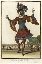 Recueil des modes de la cour de France, 'Homme en Habit de Ballet', c1682. Creators: Jacques Le Pautre, Jean Lepautre.