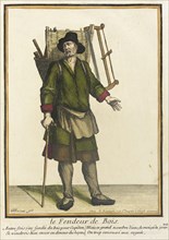 Recueil des modes de la cour de France, 'Le Fendeur de Bois', after 1674. Creators: Jean-Baptiste Bonnart, Nicolas Bonnart.