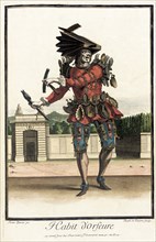 Recueil des modes de la cour de France, 'Habit d'Orfeure', Bound 1703-1704. Creators: Jean Lepautre, Jean Berain, Jacques Le Pautre.