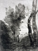 Environs de Rome, 1866. Creator: Jean-Baptiste-Camille Corot.
