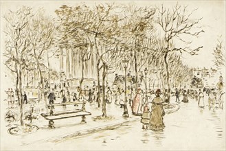 La Madeleine, 1898. Creator: Jean-François Raffaëlli.