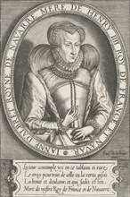 Jeanne d'Albret, Queen of Navarre, 1596. Creator: Leonard Gaultier.