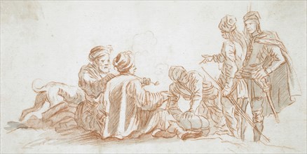 Group of Turkish Men, between 1680 and 1820. Creator: Nicolas Perignon.