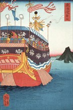 Tokaido, Maisaka, 1863. Creator: Tsukioka Yoshitoshi.