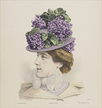 Millinery Print, 1898. Creator: Unknown.
