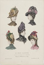 Millinery Print, 1887. Creator: Unknown.