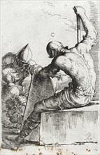 Figurine: A Warrior, between c1656 and c1657. Creator: Salvator Rosa.