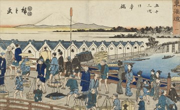 No. 1 - Nihonbashi, between 1847 and 1852. Creator: Ando Hiroshige.