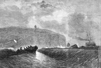 Cape Race, Newfoundland, the termination of the American system of telegraphs, 1861. Creator: Mason Jackson.