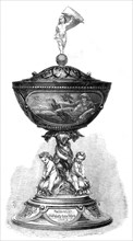The Queen's Cup, won by Mr. Johnson's Audax at the Royal Western Yacht Club Regatta, 1861. Creator: Unknown.