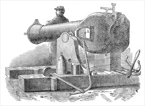 The Cavalli Cannon at the Florence Exhibition, 1861. Creator: Unknown.
