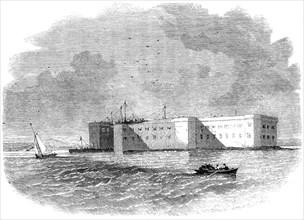 Fort Montgomery, at Rowse's Point, Lake Champlain, 1861. Creator: Unknown.