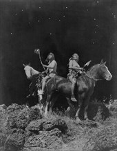 Watching for the signal-Nez Percé, c1910. Creator: Edward Sheriff Curtis.