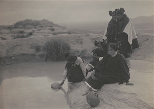 Hopi water girls, c1906. Creator: Edward Sheriff Curtis.