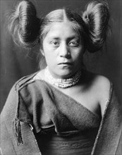 A Tewa girl, c1906. Creator: Edward Sheriff Curtis.