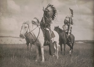 Sioux chiefs, c1905. Creator: Edward Sheriff Curtis.