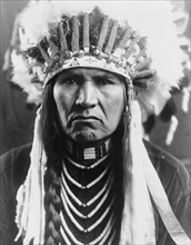 A typical Nez Percé, c1910. Creator: Edward Sheriff Curtis.