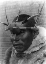 Maskette-Nunivak, c1929. Creator: Edward Sheriff Curtis.
