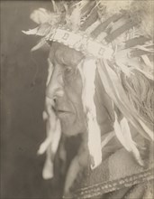 Ogalala Chief, 1905. Creator: Edward Sheriff Curtis.