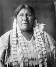 Arikara woman, 1908, c1908. Creator: Edward Sheriff Curtis.