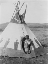 Crow Chief's Daughter, c1910. Creator: Edward Sheriff Curtis.