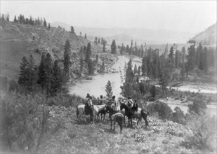 On Spokane River, c1910. Creator: Edward Sheriff Curtis.