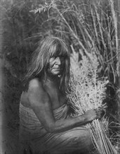 Hipah with Arrow-Brush-Maricopa, c1907. Creator: Edward Sheriff Curtis.