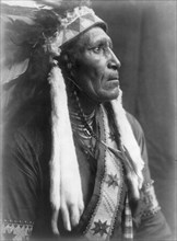 Raven Blanket-Nez Percé, c1910. Creator: Edward Sheriff Curtis.