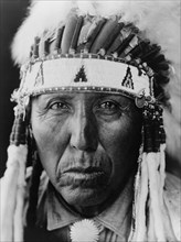 Red Bird-Cheyenne, c1927. Creator: Edward Sheriff Curtis.