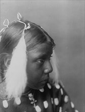 Red Cloud's granddaughter, c1907. Creator: Edward Sheriff Curtis.