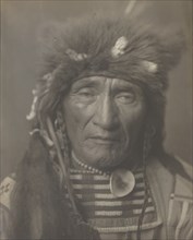 Young Hairy Wolf, 1908. Creator: Edward Sheriff Curtis.