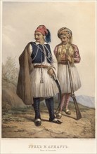 Greek and Arnaut, 1862. Creator: Karl Fiale.