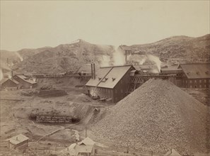 Mills and mines Part of the great Homestake works, Lead City, Dak, 1889. Creator: John C. H. Grabill.