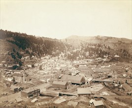 Deadwood, [SD] from McGovern Hill, 1888. Creator: John C. H. Grabill.