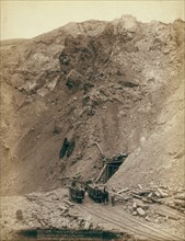 Open cut in the great Homestake mine, at Lead City, Dak, 1888. Creator: John C. H. Grabill.